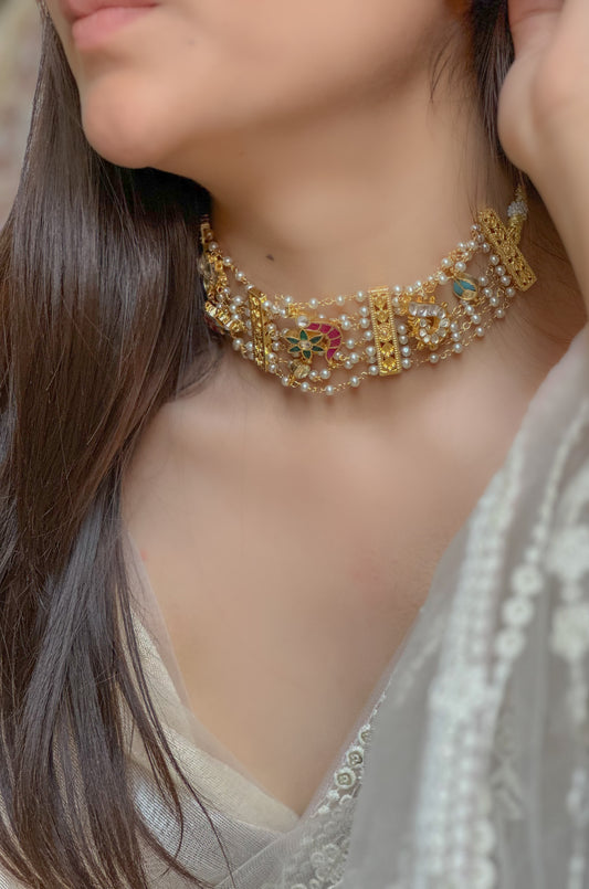 Shewar Kundan Necklace