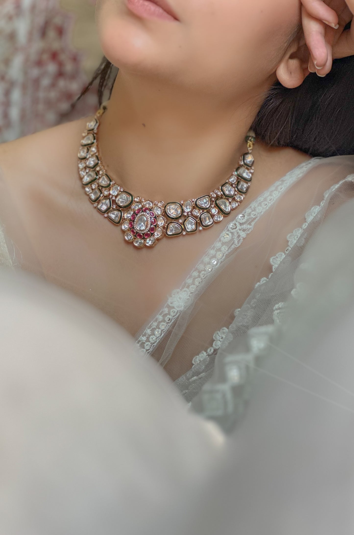 Aari Polki Necklace