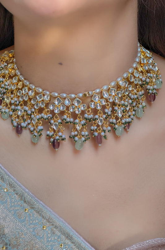 Iris Kundan Necklace