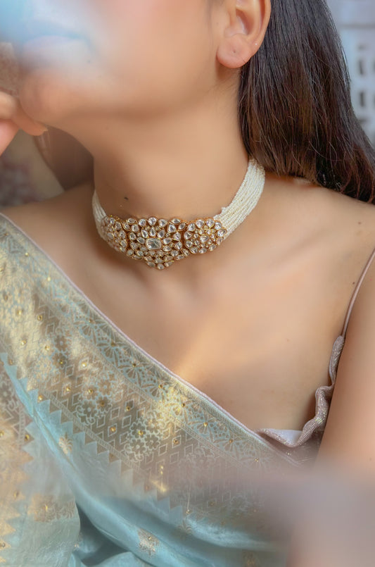 Aya Polki Choker Necklace