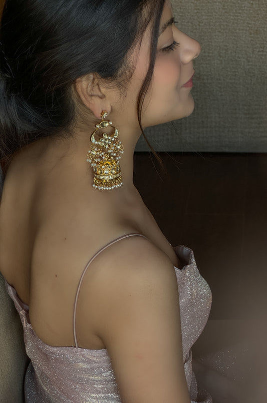 Afsah Kundan Jhumkas