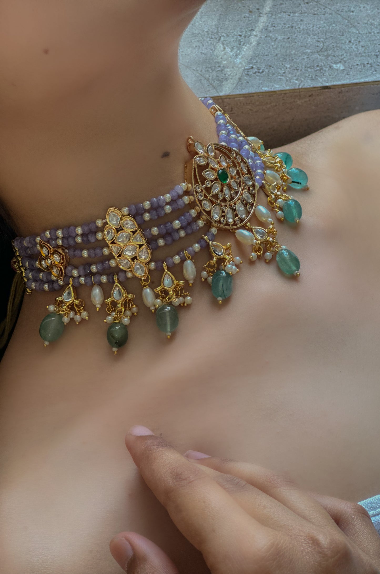 Faeezah Kundan Necklace