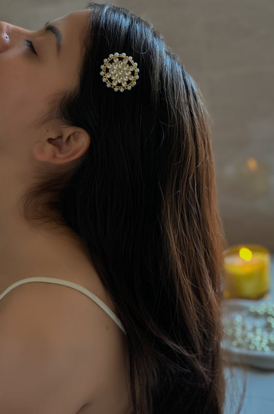 Nitara Kundan Hair Accessory