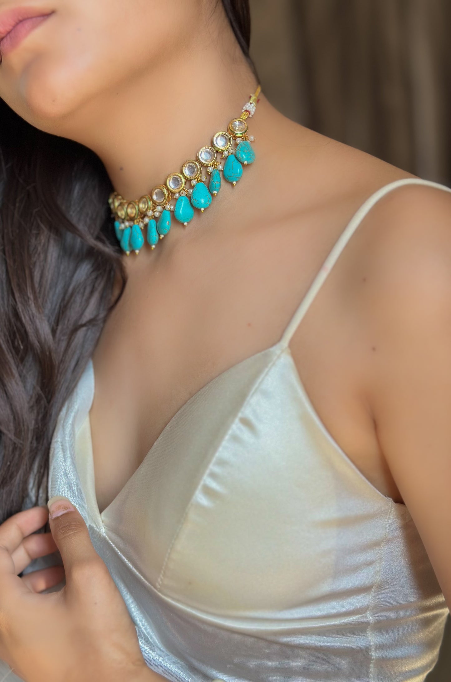 Della Kundan Choker Necklace