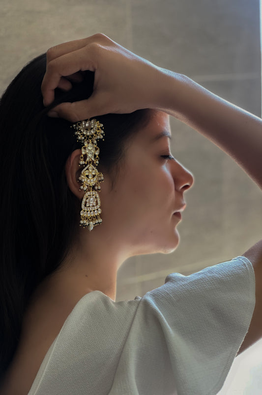 Ivanna Kundan Earrings