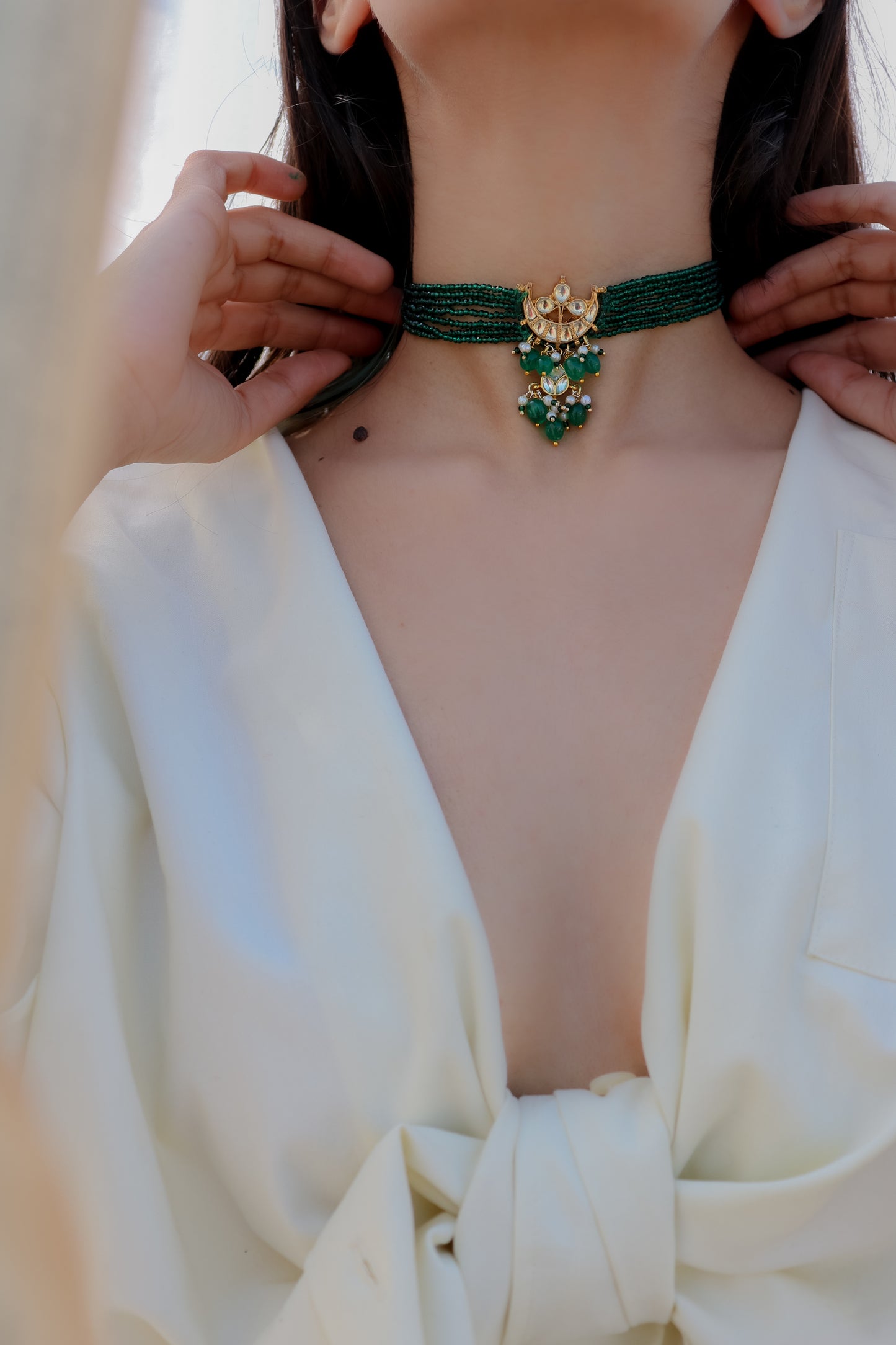 Feren Green Choker Necklace