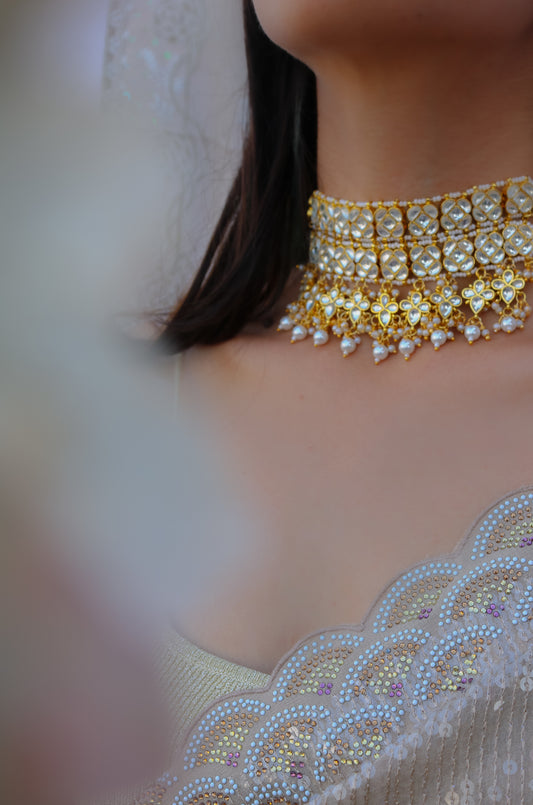 Roha Kundan Choker Necklace