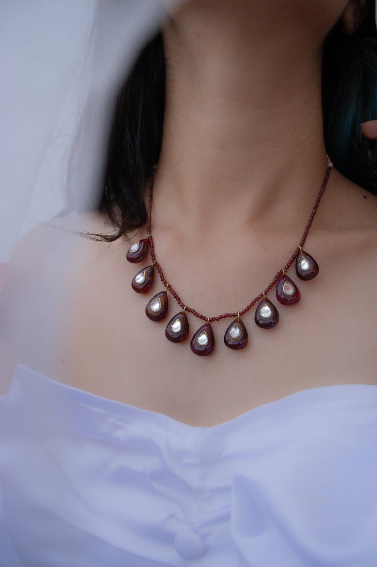 Quince Scarlet Necklace