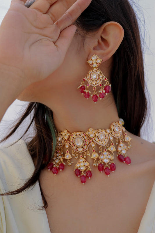 Sophie Kundan Necklace Set