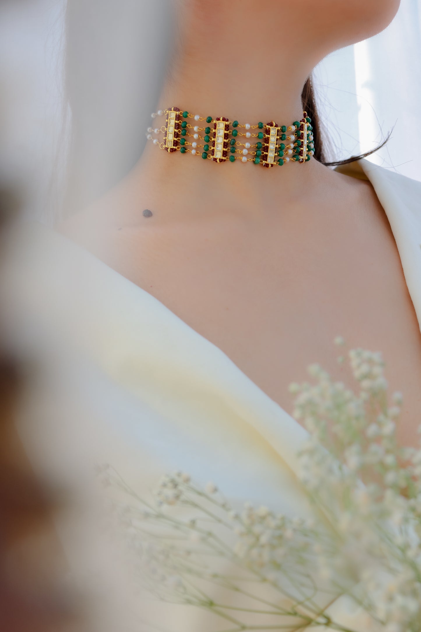 Zeena Kundan Choker Necklace
