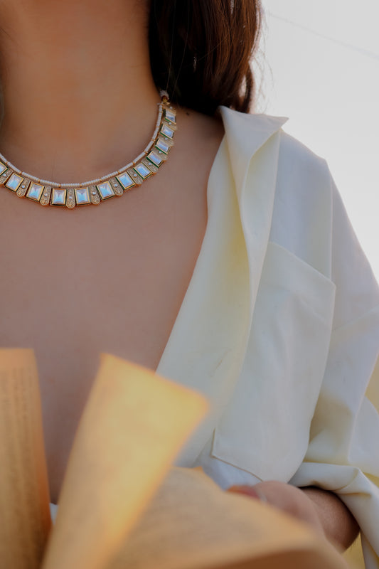 Tarannum Kundan Choker Necklace