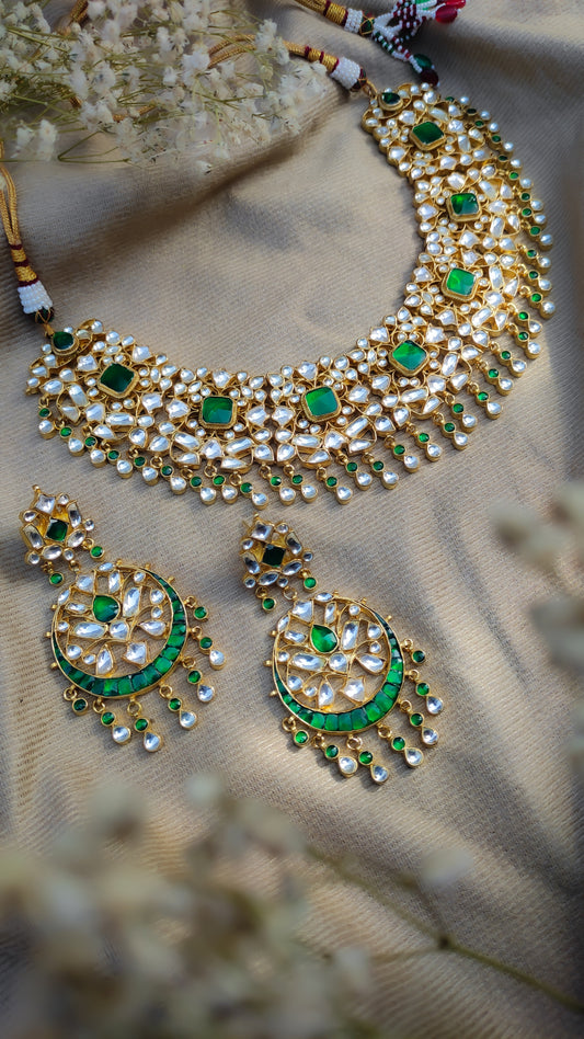 Aazam Kundan Necklace Set
