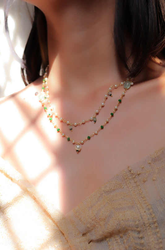 Driya Green Necklace