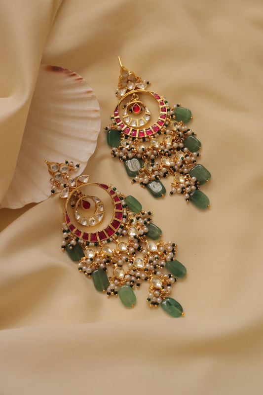 Gulmohar Chandbali Earrings