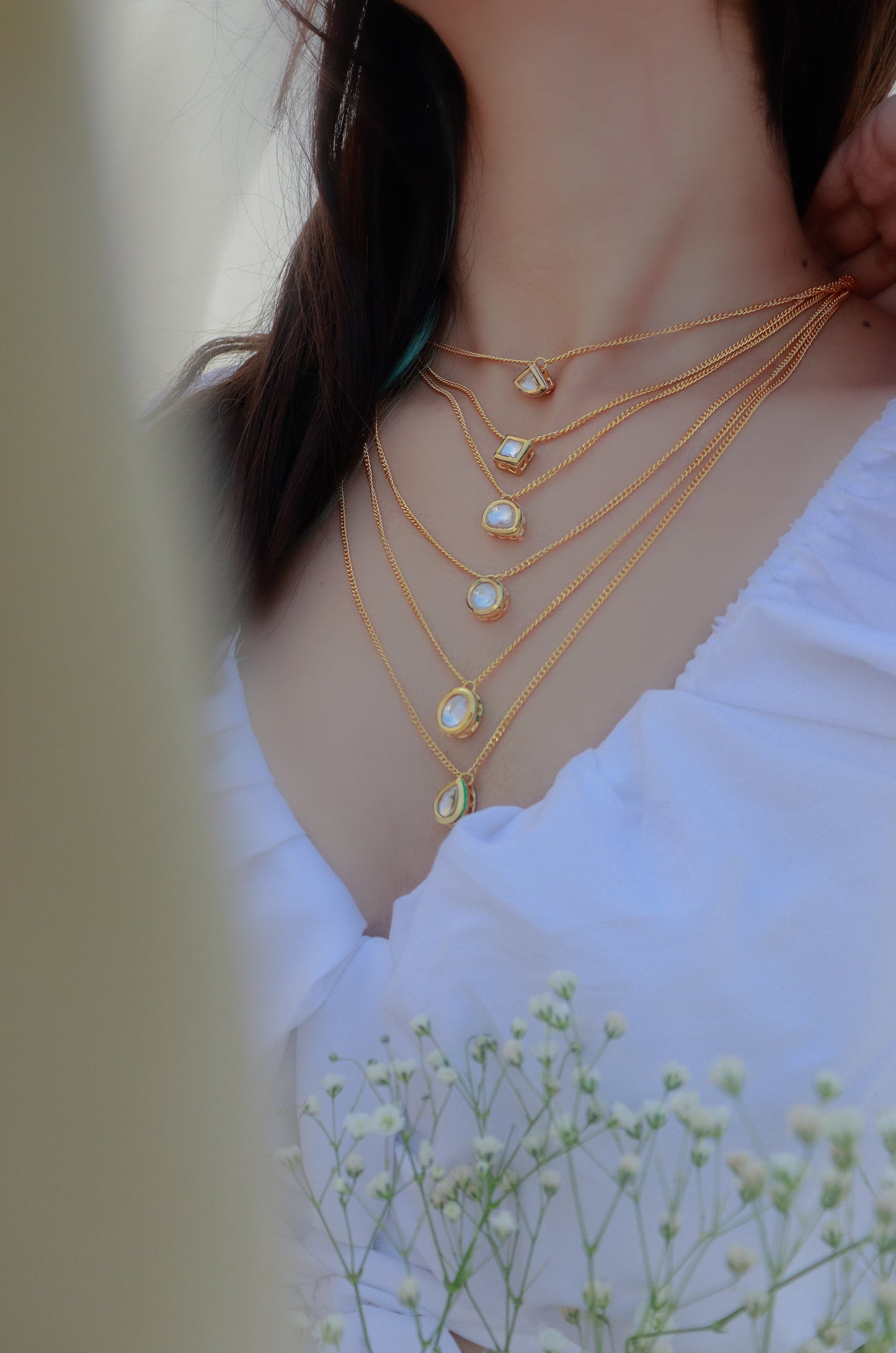 Azma Kundan Multilayered Necklace