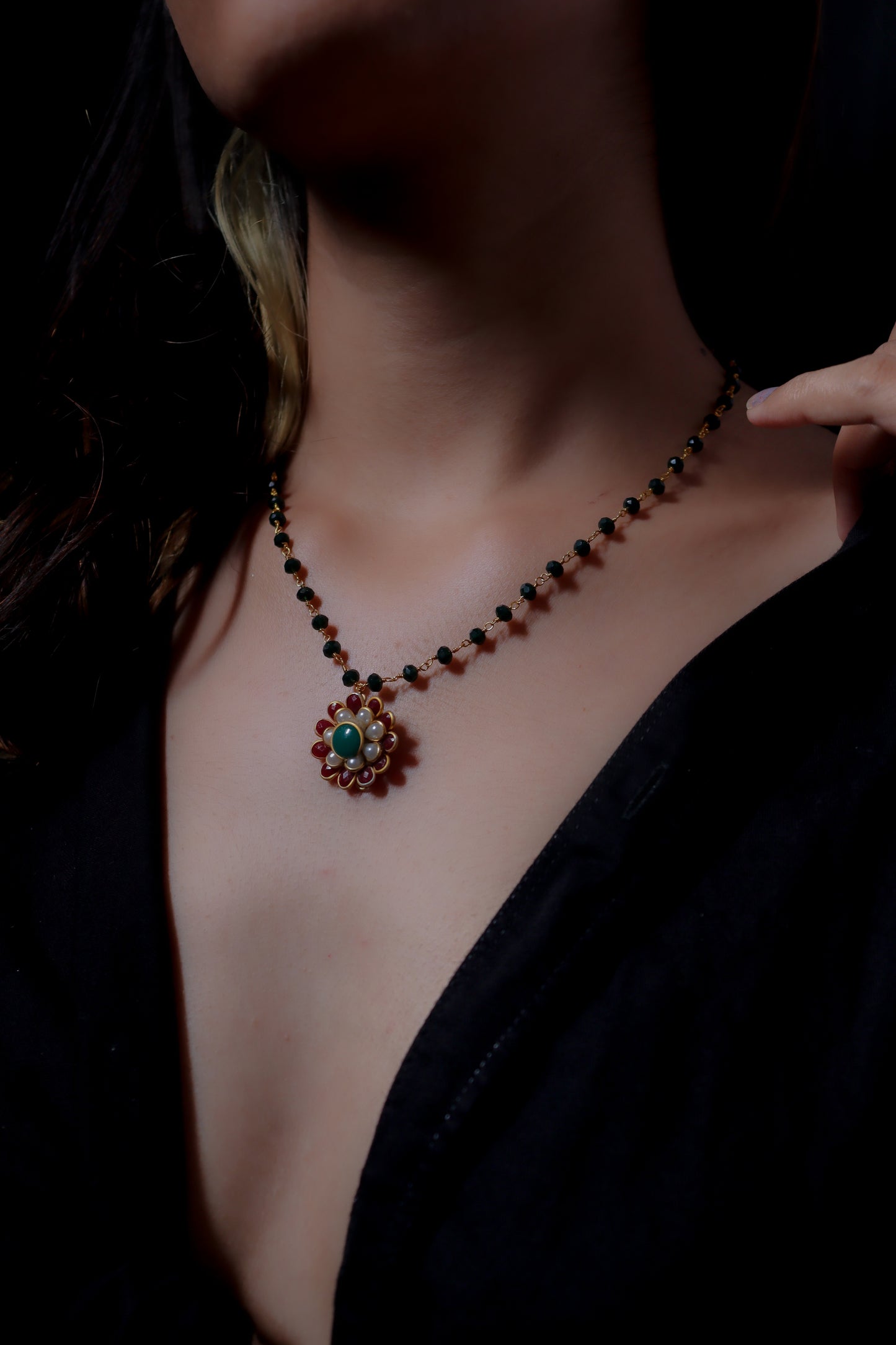 Rouge Petals Necklace