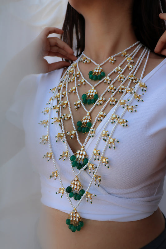 Tisha Kundan Multilayered Necklace