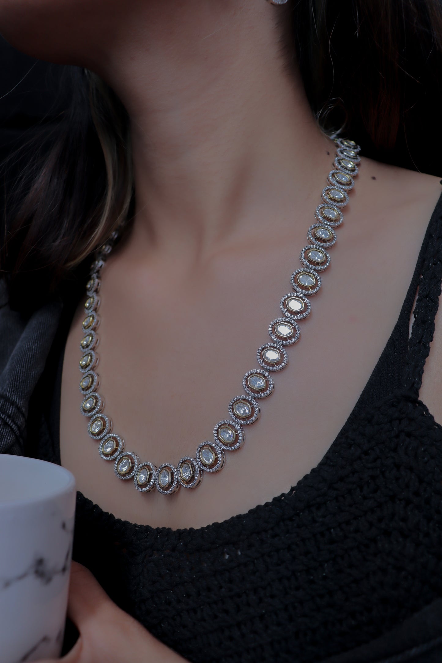 Moonshine Silver Necklace Set