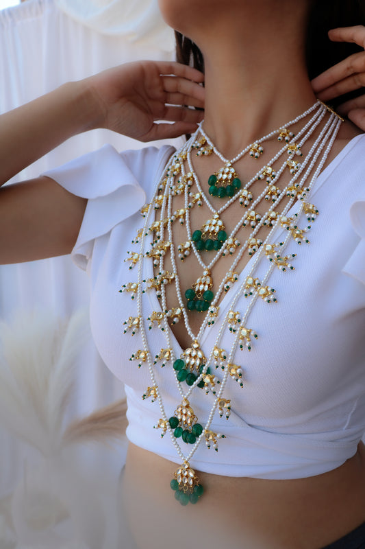 Tisha Kundan Multilayered Necklace