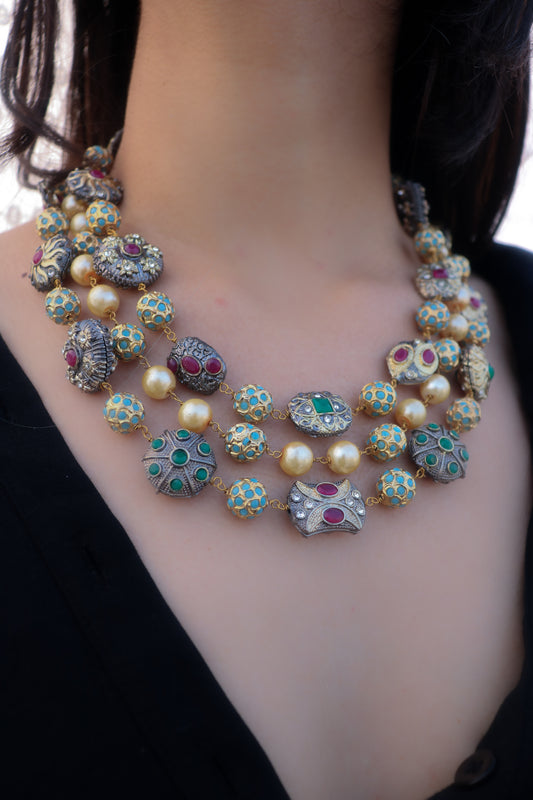 Saachi Boho Multicolored Necklace