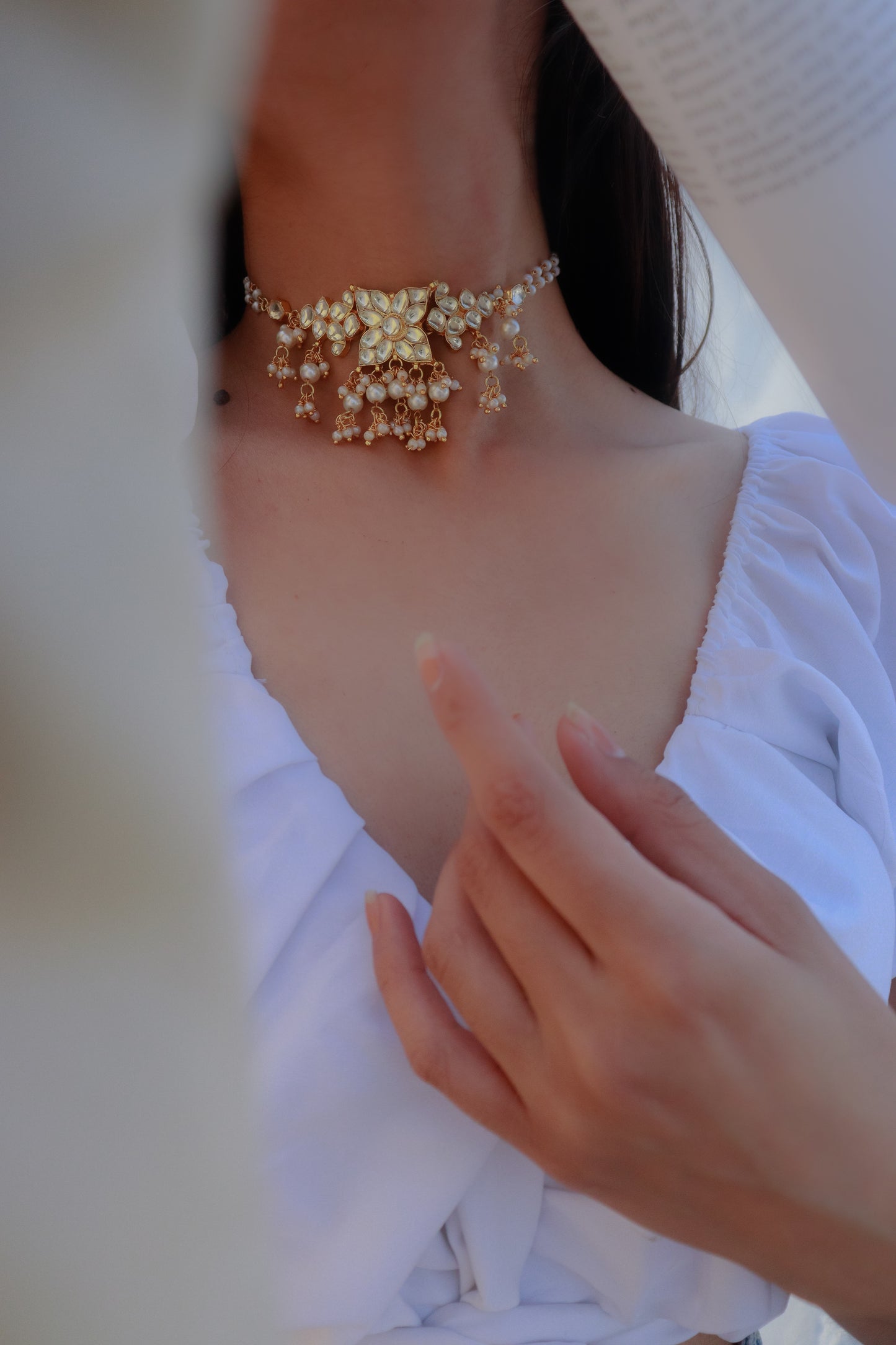 Farah Kundan Choker Necklace